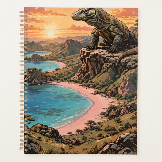 コモドドラゴン 島の王 プランナー手帳 (正面)