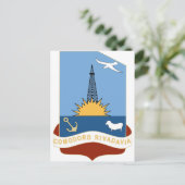 コモドロリヴァダヴィア，アルゼンチン ポストカード (スタンド正面)