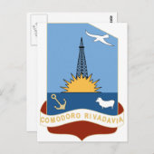 コモドロリヴァダヴィア，アルゼンチン ポストカード (正面/裏面)