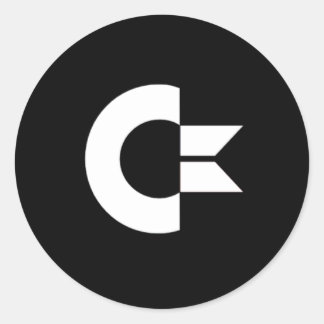 コモドールのステッカーシート ラウンドシール