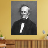 コモドールコルネリウスヴァンダービルトポートレート1850年頃 キャンバスプリント (インサイチュ (リビング))