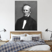 コモドールコルネリウスヴァンダービルトポートレート1850年頃 キャンバスプリント (インサイチュ (寝室))