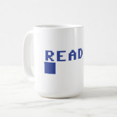 コモドール64レディ – ギーク調のレトロマグ コーヒーマグカップ (正面左)