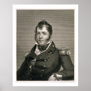 コモドール・オリバー・ハザード・ペリー(1785-1819)、彫刻 ポスター