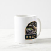 コモド国立公園インドネシアヴィンテージ コーヒーマグカップ (正面右)