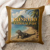 コモド国立公園インドネシア クッション (ブランケット)