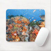 コモド国立公園ヘルシーなサンゴ礁 マウスパッド (マウス)