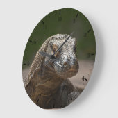 コモド・モニター・ドラゴン ラージ壁時計 (傾斜)