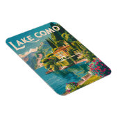 コモパインターリートラベルアートヴィンテージ マグネット (右側)