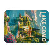 コモパインターリートラベルアートヴィンテージ マグネット (横)