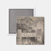 コモリーの墓,アストリア,オレゴン マグネット (正面/裏面)