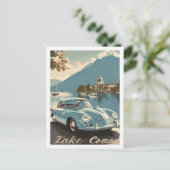 コモレイクイタリアヴィンテージ有名なトラベルプレイス ポストカード (スタンド正面)