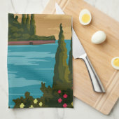 コモレイクイタリアヴィンテージ キッチンタオル (四つ折り)