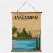 コモレイクイタリアヴィンテージ 吊り下げ型タペストリー (正面)