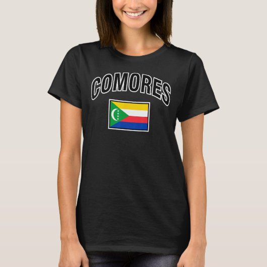 コモレ誇りを持ったスのコモフランスのロ国旗 Tシャツ (正面)