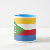 コモロの旗のマグ マグカップ (中央)