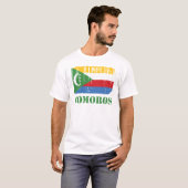 コモロの旗 Tシャツ (正面フル)