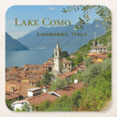 コモロンバルディイタリア スクエアペーパーコースター (正面)