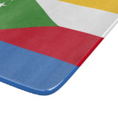 コモロ国旗 カッティングボード (角)