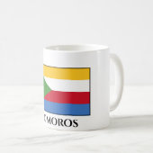コモロ国旗 コーヒーマグカップ (正面右)
