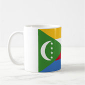 コモロ国旗 コーヒーマグカップ (左)