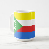 コモロ国旗 コーヒーマグカップ (正面左)
