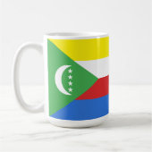 コモロ国旗 コーヒーマグカップ (左)