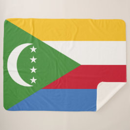 コモロ国旗 シェルパブランケット