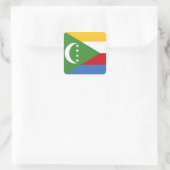 コモロ国旗 スクエアシール (バッグ)