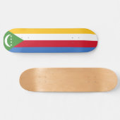 コモロ国旗 スケートボード (横)