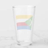 コモロ国旗 タンブラーグラス (裏面)