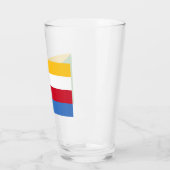 コモロ国旗 タンブラーグラス (左)