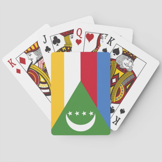 コモロ国旗 トランプ (裏面)