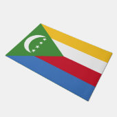 コモロ国旗 ドアマット (アングル)