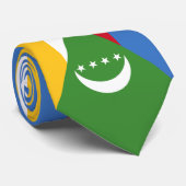 コモロ国旗 ネクタイ (ロール)