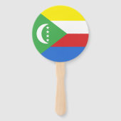 コモロ国旗 ハンドファン (裏面)