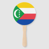 コモロ国旗 ハンドファン (裏面)