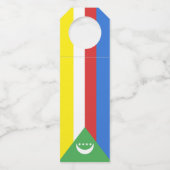 コモロ国旗 ボトルネックタグ (正面)