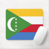 コモロ国旗 マウスパッド (マウス)