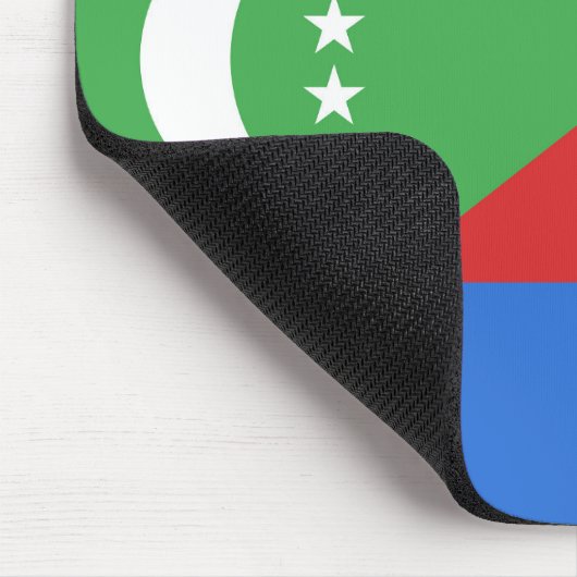 コモロ国旗 マウスパッド (コーナー)