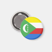 コモロ国旗 マグネット (正面/裏面)