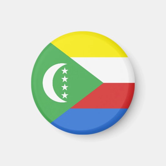 コモロ国旗 マグネット (正面)