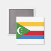 コモロ国旗 マグネット (正面/裏面)