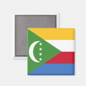 コモロ国旗 マグネット (正面/裏面)