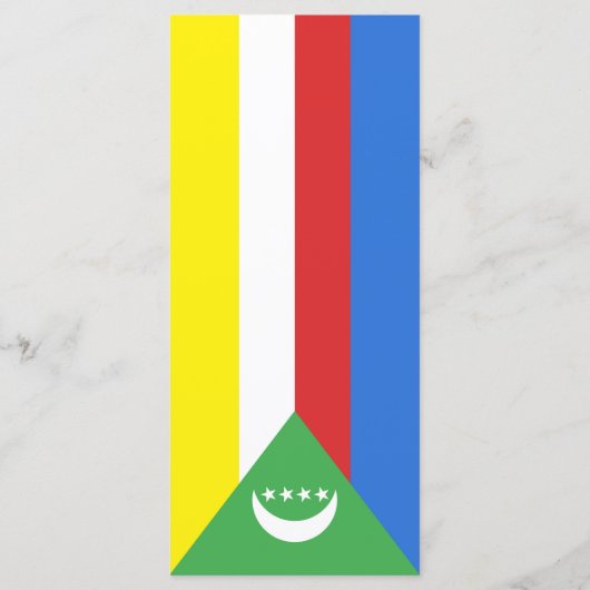 コモロ国旗 メニュー (裏面)