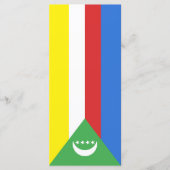 コモロ国旗 メニュー (正面)