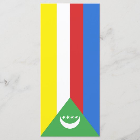 コモロ国旗 メニュー (正面)