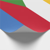 コモロ国旗 ラッピングペーパー (角)