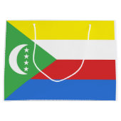 コモロ国旗 ラージペーパーバッグ (正面)