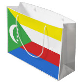 コモロ国旗 ラージペーパーバッグ (裏面アングル)